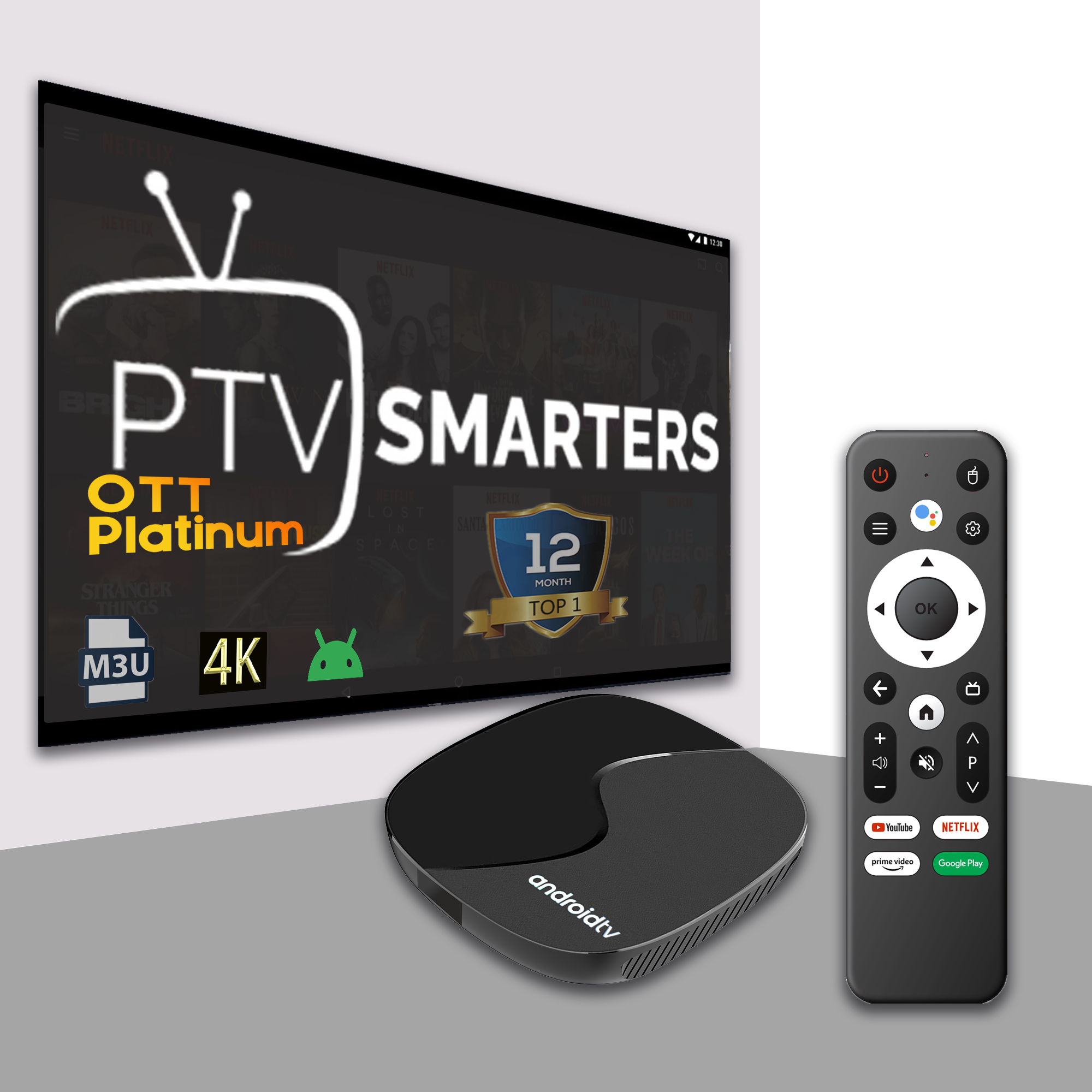 OTT platinum Providers Support M3u Stb TV box smart TV box android iptv 4k box Fire Android Fire TV Stick best selling