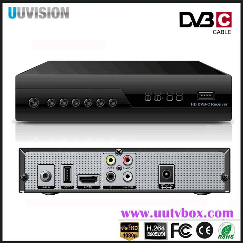 UUVISION For India & Pakistan OEM HD dvb c set top box UC1688 DVB with MSTAR 7C01