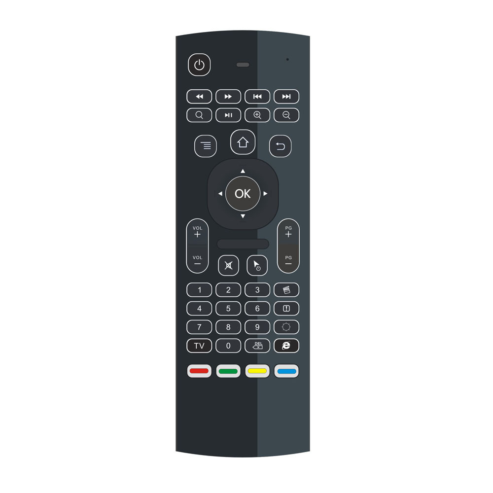 UUVISION Android TV box best remote Fly air mouse mx3 2.4G mini wireless keyboard remote for tv box ,pc and smart tv