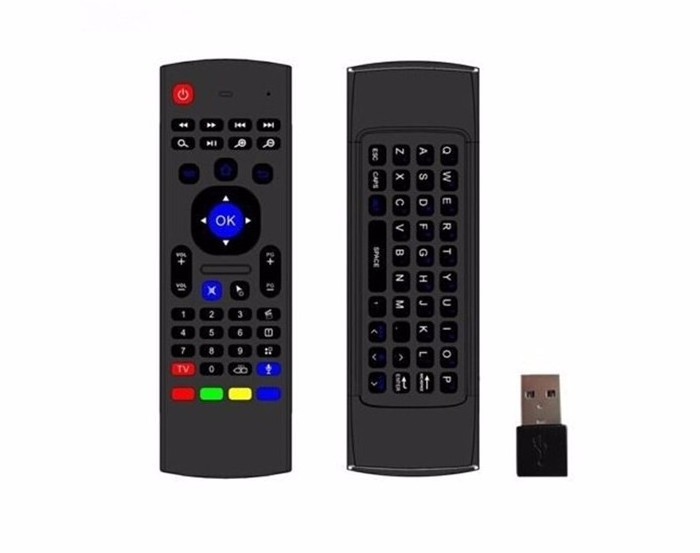 UUVISION Android TV box best remote Fly air mouse mx3 2.4G mini wireless keyboard remote for tv box ,pc and smart tv