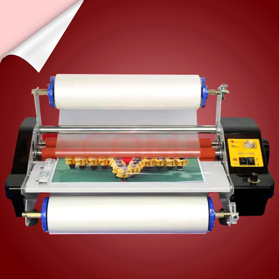 DOMSEM A3 A4 electric cold /hot laminating machine UV DTF A B film Sticker cover laminator