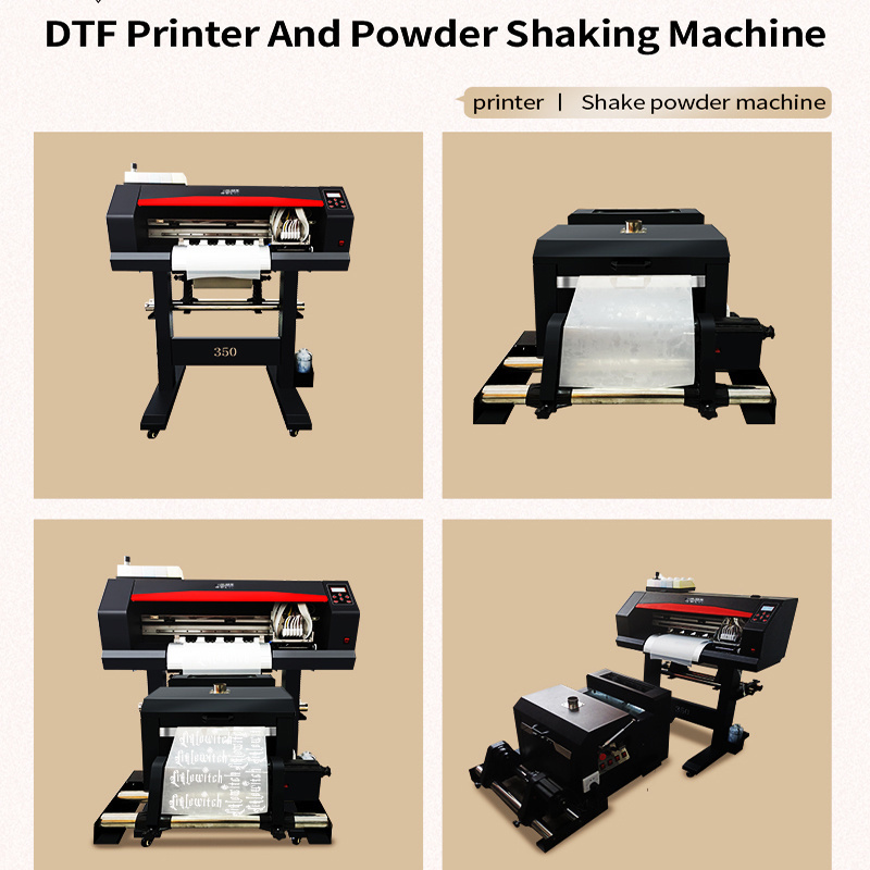 30cm 60cm Print Machine T-shirt Inkjet Printers Heat Transfer Printing Film I3200 XP600 dual Eps Head PET Film Dtf Printer