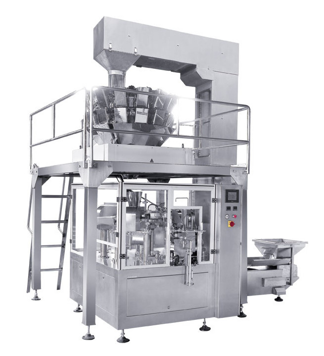 YFG8-200 With Flexible Design Automatic Crab Roe Sauce Pouch Rotary Filling and Packing Machine