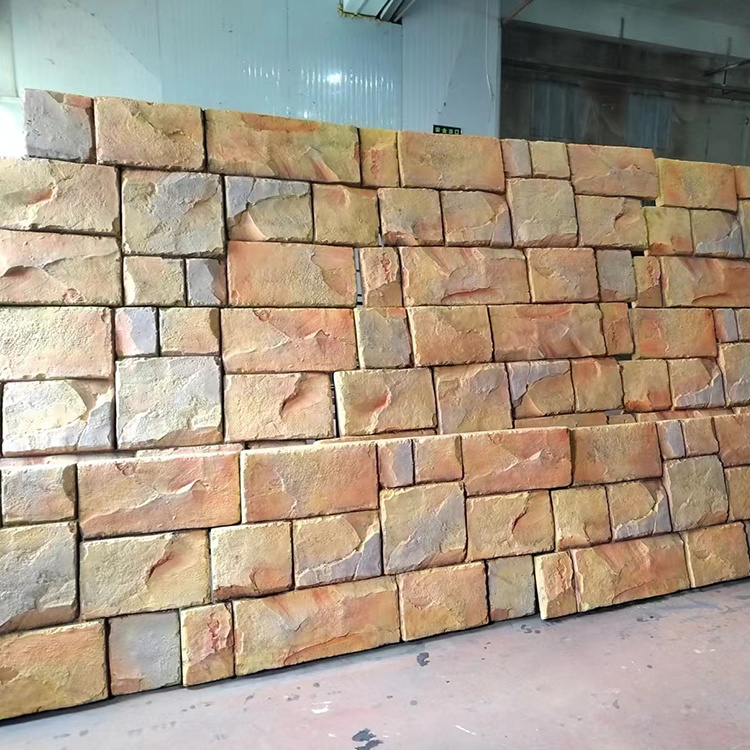 Lightweight Pu Stone Wall Panel Polyurethane Stone Panel 3D Wall Panel Board