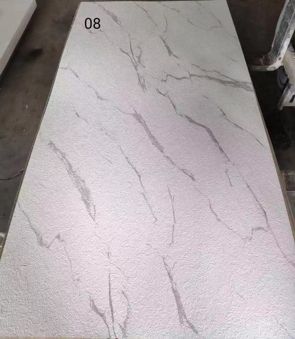 Interior Decoration 3D Printing Wall Plastic UV Marble PVC Panels for Hotel