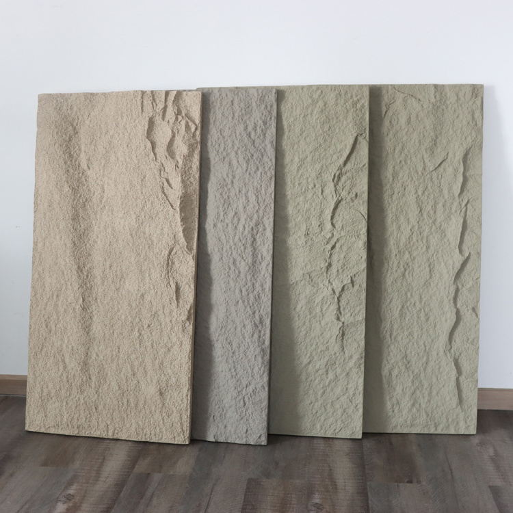 SONSILL high quality PU stone panel pu material faux stone panels for wall decor