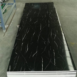 interior decorative waterproof uv pvc marble plastic sheet pvc 3D wall panel board