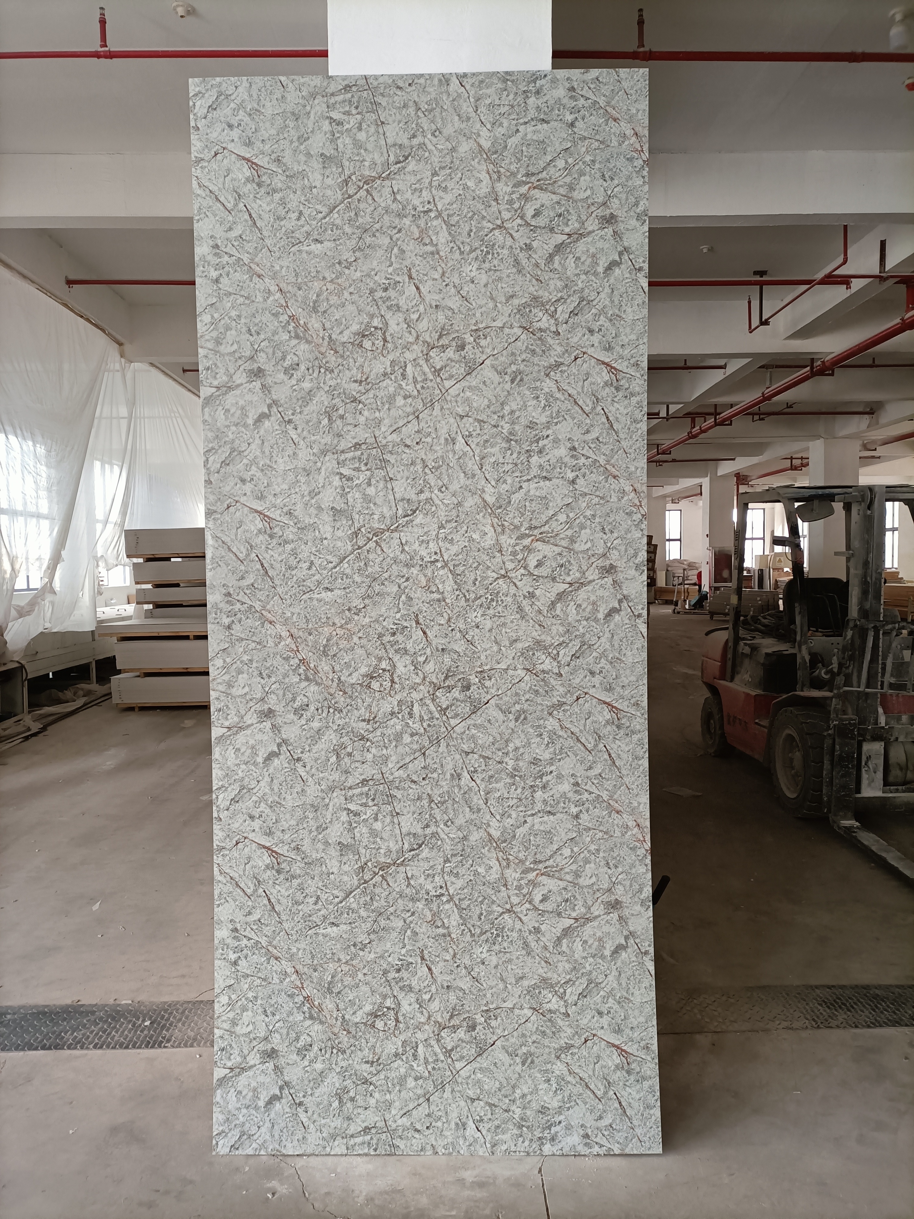 Wholesale price high glossy 1220*2440mm*3mm PVC marble sheets for wall decoration