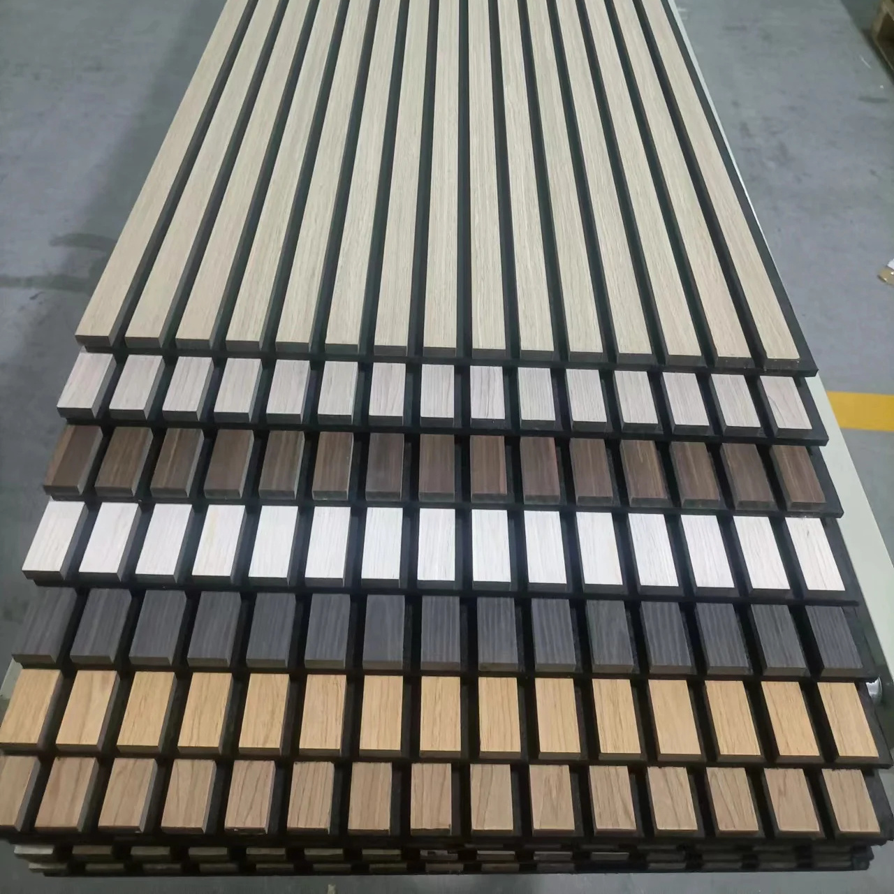 Eco Friendly natural acoustic slat wall panels mdf acoustic panel wooden veneer wood panel For Interior wall and ceiling