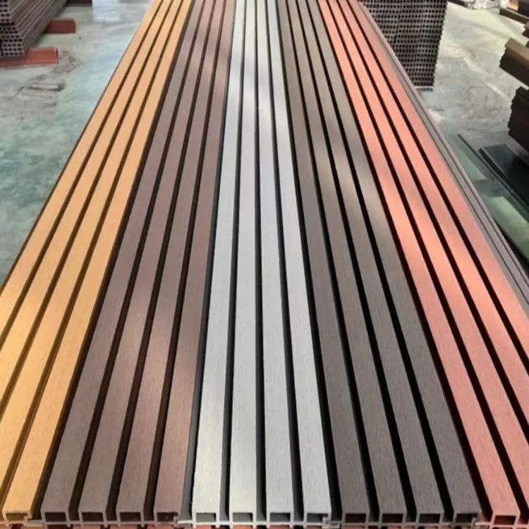 AL-K140-25G Cheap Price Resistance WPC 3D Embossed Decking Wood Composite Floor Wood Grain Garden Floor