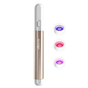 Portable PDT Machine 450nm 633nm Blue Red Light LED  Laser Therapy Pen for Pimple Removal Acne Treatment