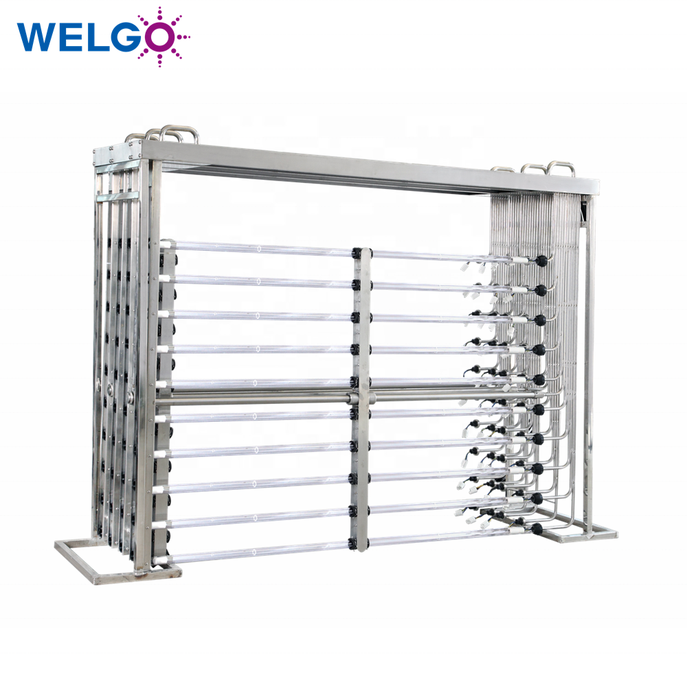 UV lamp open channel ultraviolet water sterilizer system for fish farming aquarium aquaculure