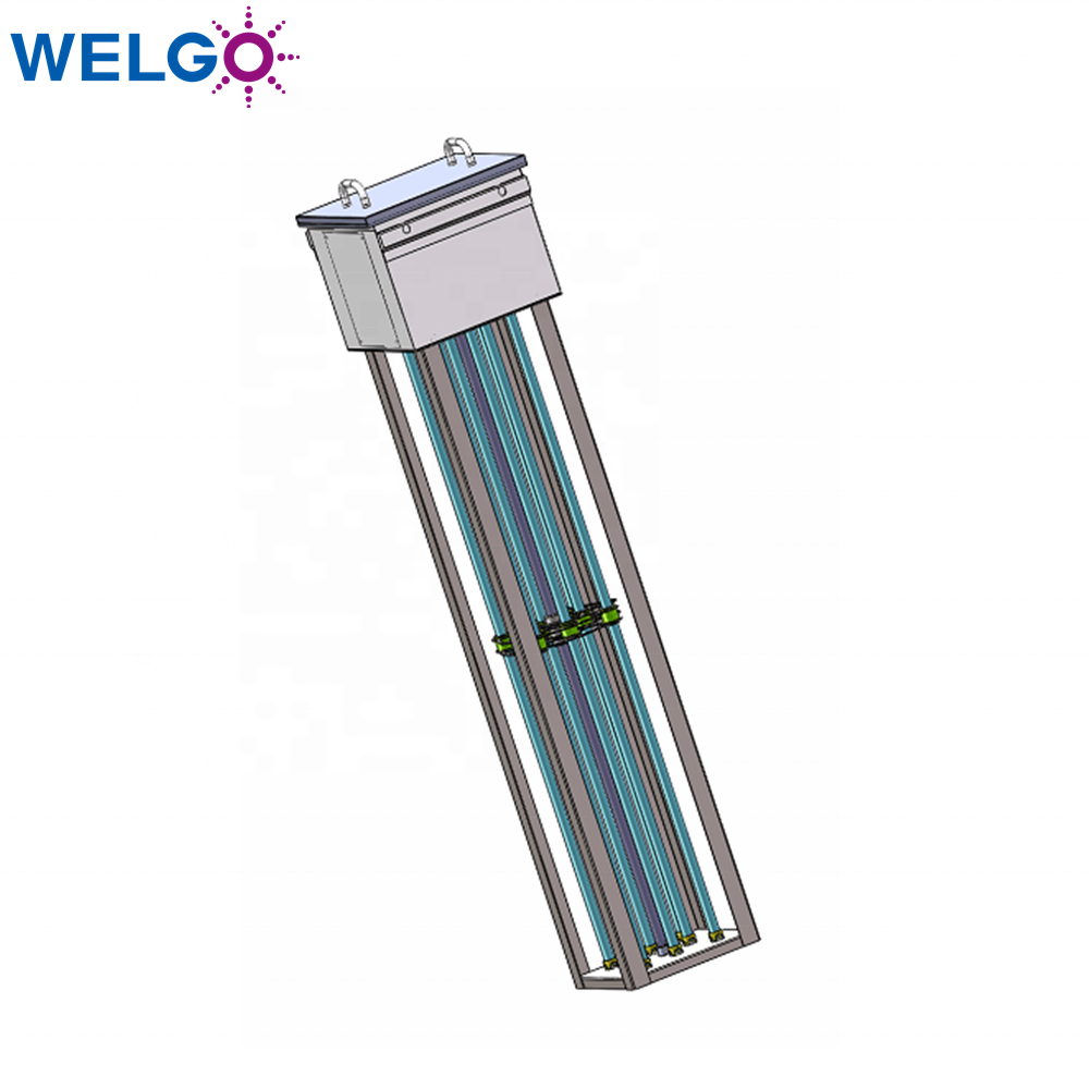 UV lamp open channel ultraviolet water sterilizer system for fish farming aquarium aquaculure