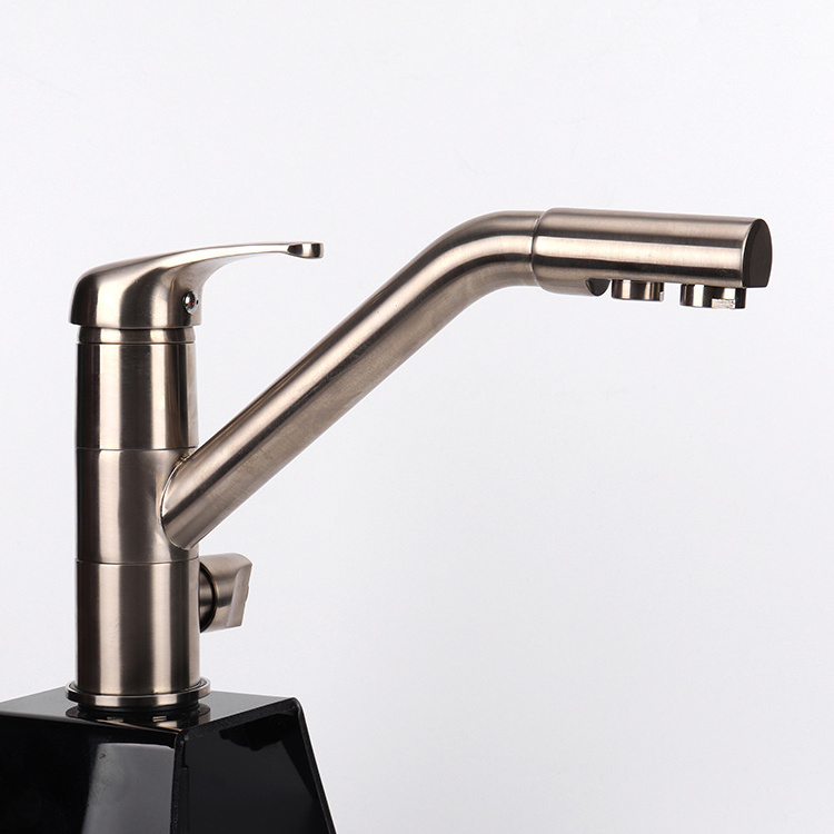 kitchen faucet with filter household three in one faucet three way faucet