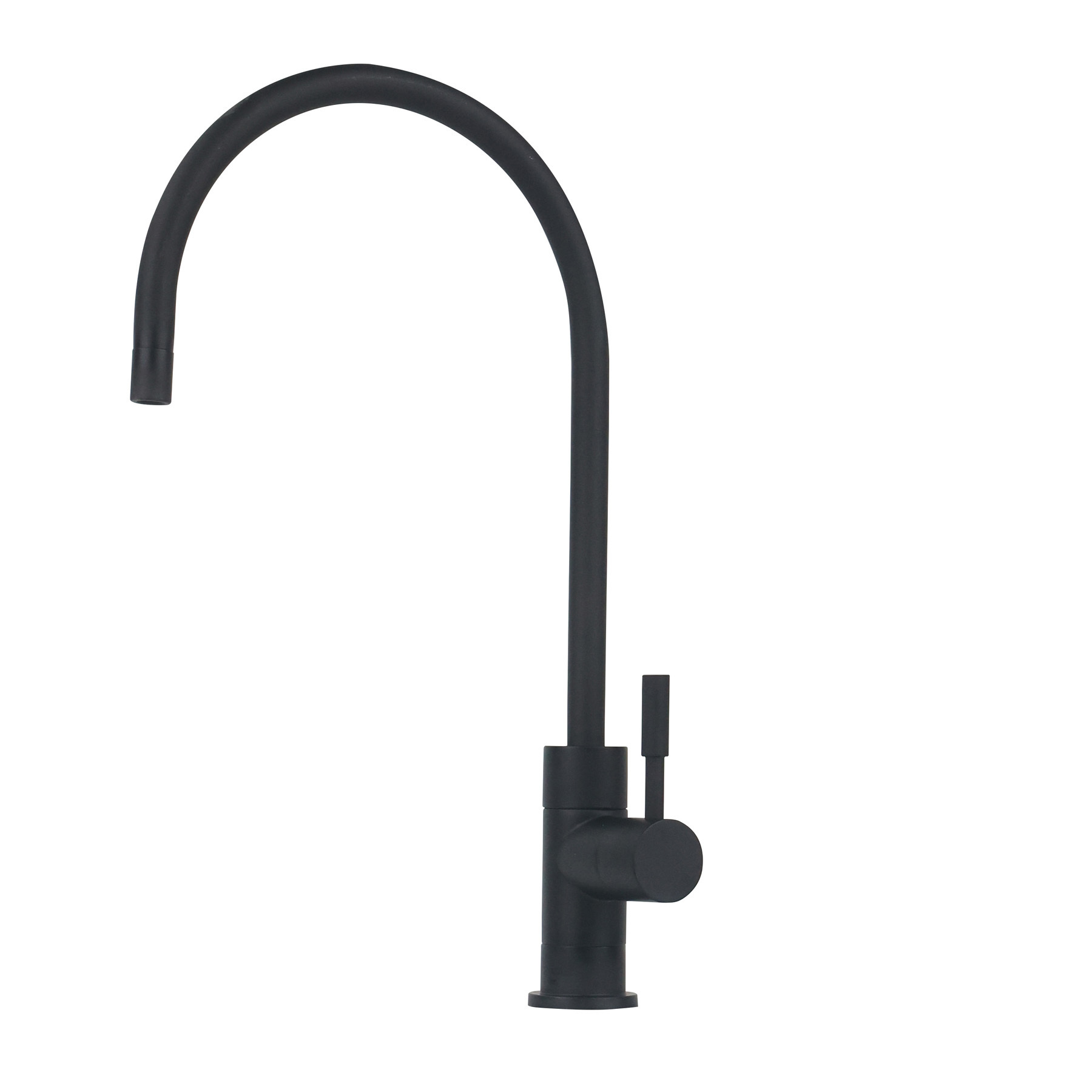 Air Gap Water Filter Faucet 1/4 in connection matte Black for kitchen and drinking water faucet