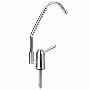 Polished chrome plated copper gooseneck faucet kitchen pantry faucet