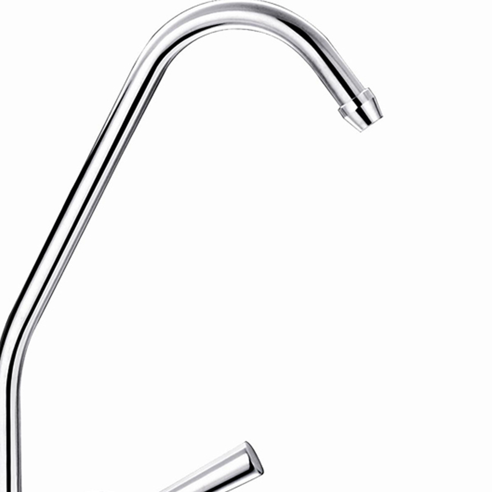 Polished chrome plated copper gooseneck faucet kitchen pantry faucet