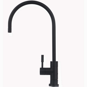 Single entry cold water only tap kitchen faucet Mini kitchen faucet tap water purifier tap black faucet