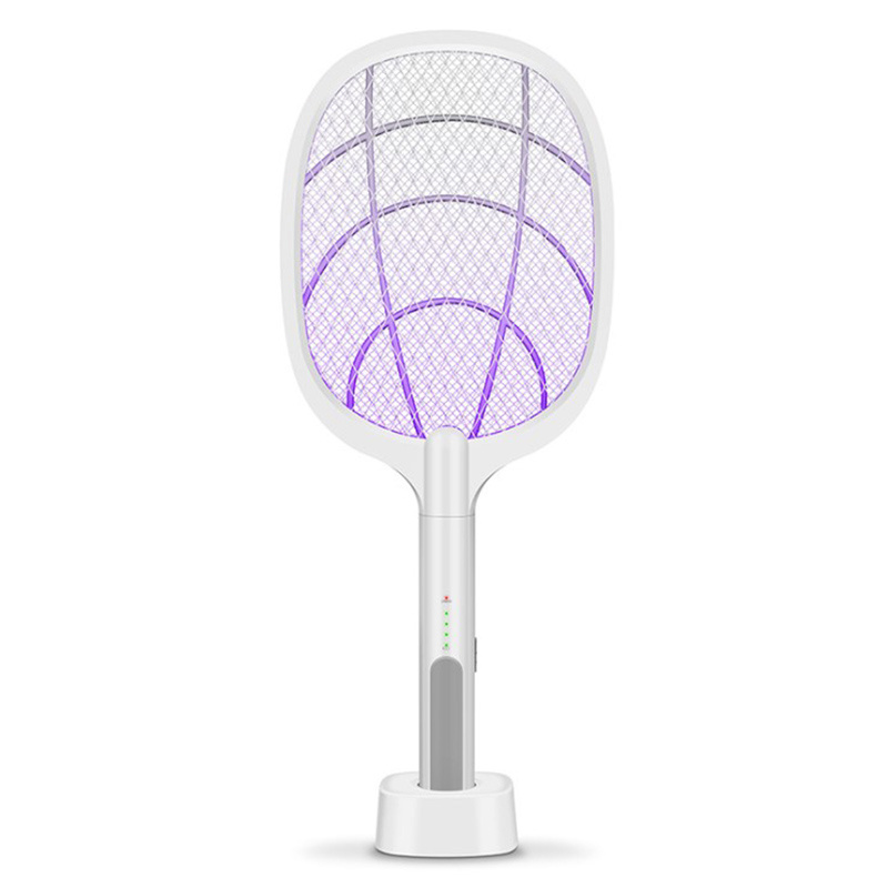 2 in 1 pest control fly repellent uv usb rechargeable security electric killing bat kill racket circuit mosquito killer swatter