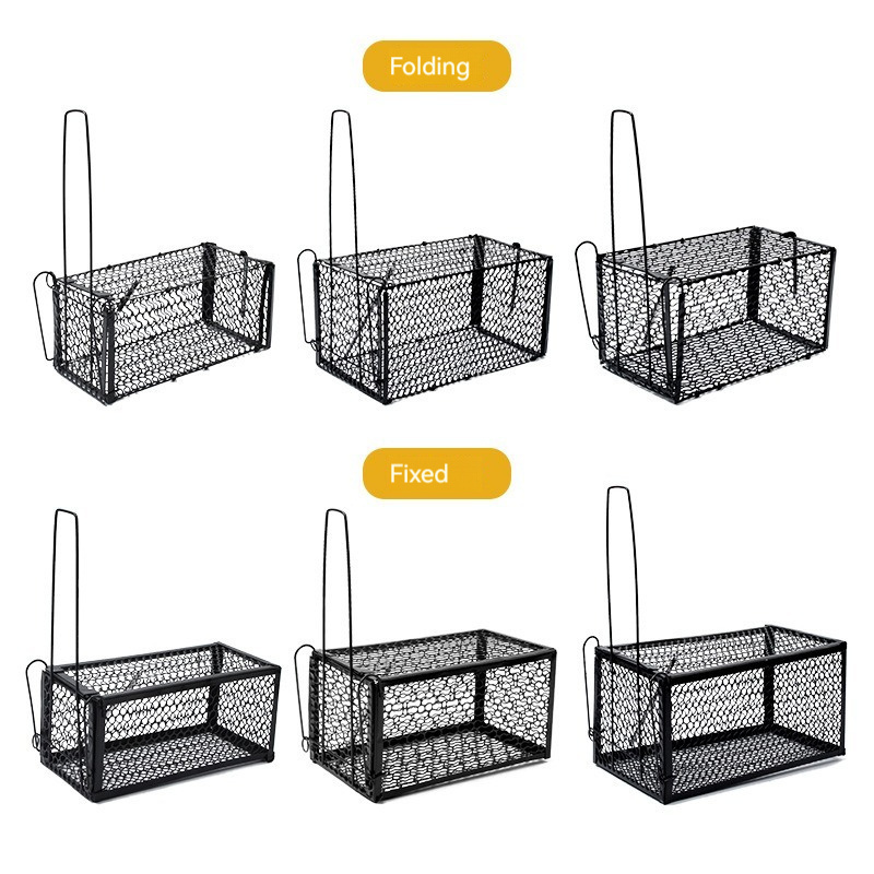 Cost Effective Indoor Household Fully Automatic Rat Catching Tools Iron Mesh Cages Mouse Trap Cage