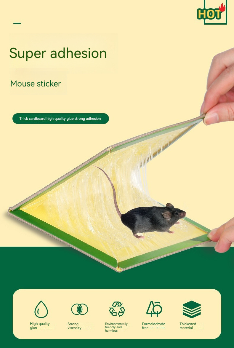 High Efficiency Excellent Quality Mouse Mice Rat Trap Super Glue Sticky Pad Boards