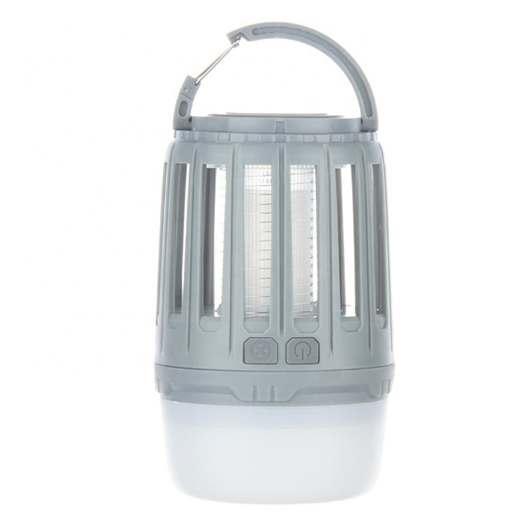 Waterproof Solar Electric Mosquito Killing Trap Usb Charge Mini Camping Bug Zapper Led Camping Mosquito Killer Lamp