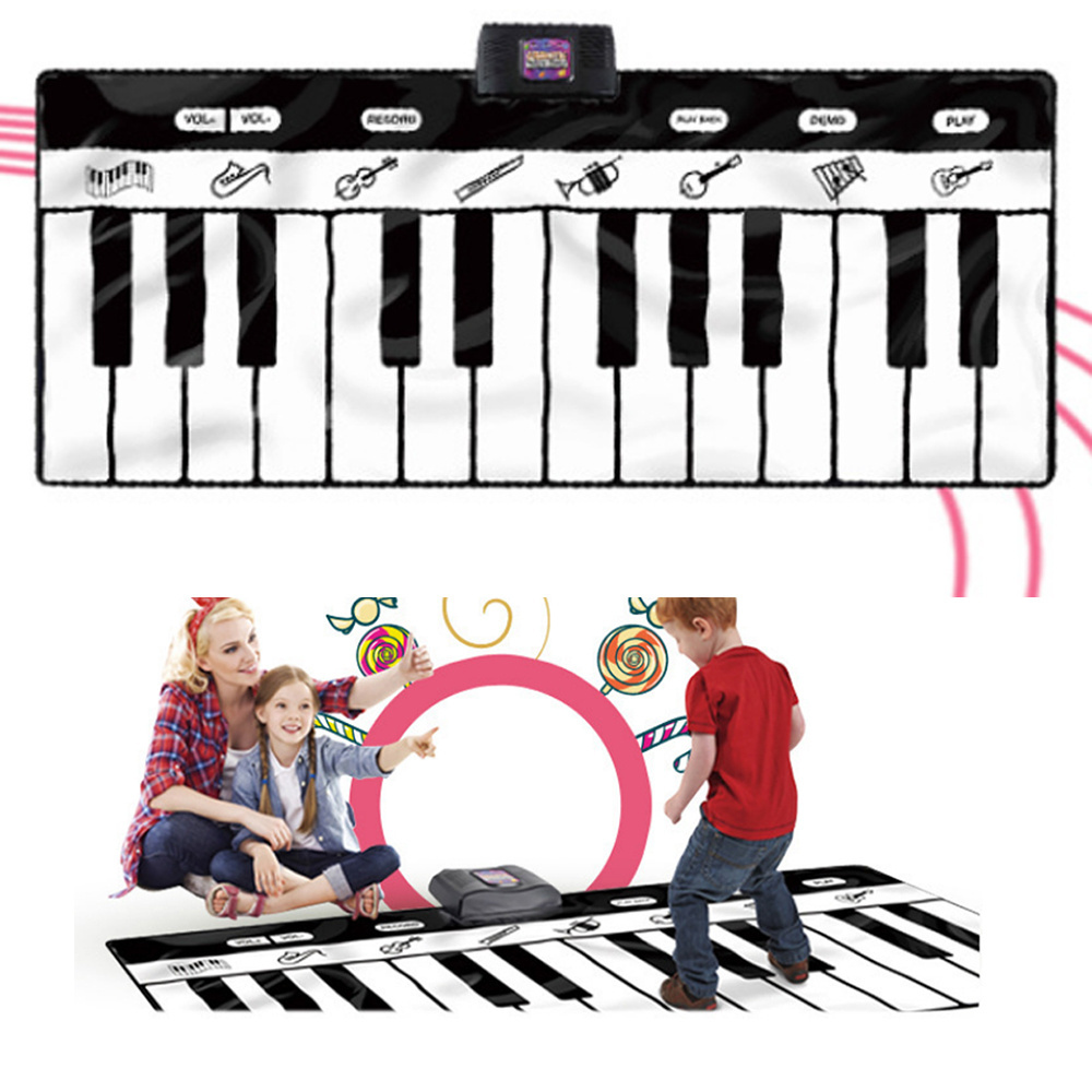 wholesale dependable foot hand coordination  piano keyboard mat for kids