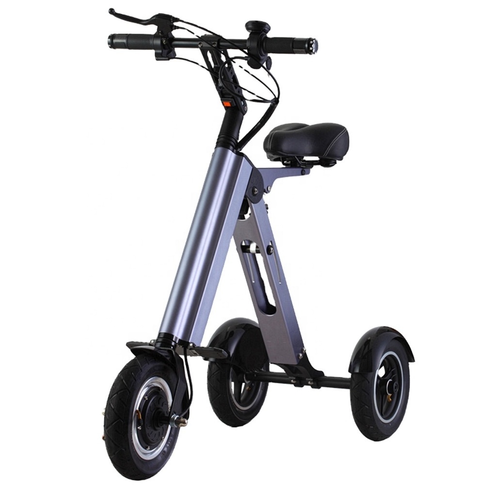 10-inch Folding 250W Wholesale Mobility Adult Exquisite workmanship Power Battery 3 Wheel Electric E-Scooter