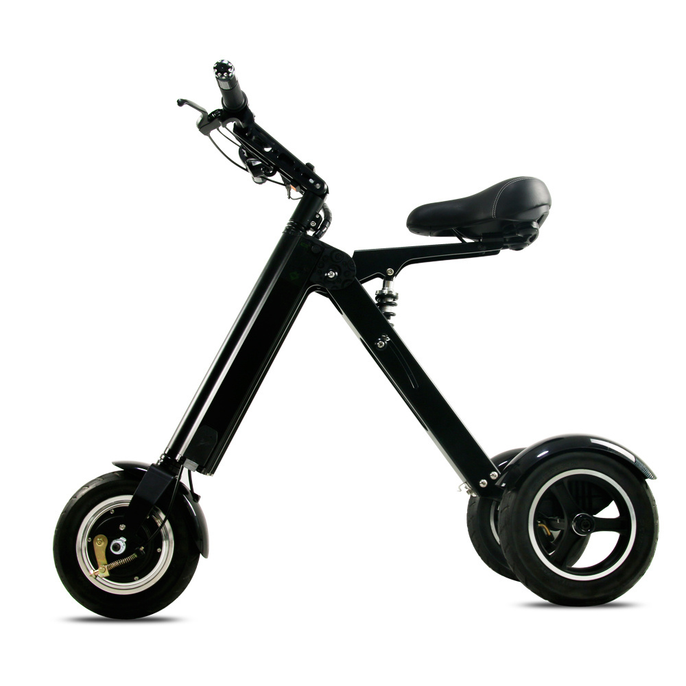 10inch Exquisite workmanship E-Scooter Folding 250W Max Wholesale Black Motor Power Battery Time Charging 3 Wheel