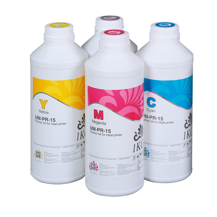 dtg t-shirt printing ink textile pigment dtg white 6 colour ink for DTG printer