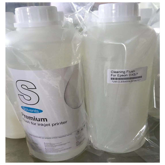 Eco solvent uv ink pigment Ink cleaning fluid liquid for Epson DX5 DX6 DX7 Printer Printhead