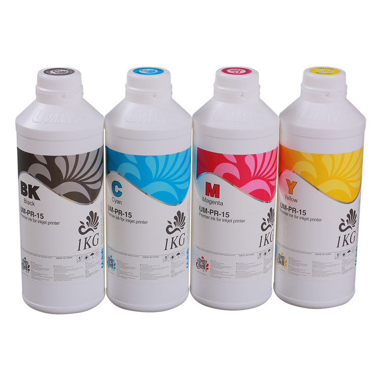 dtg t-shirt printing ink textile pigment dtg white 6 colour ink for DTG printer