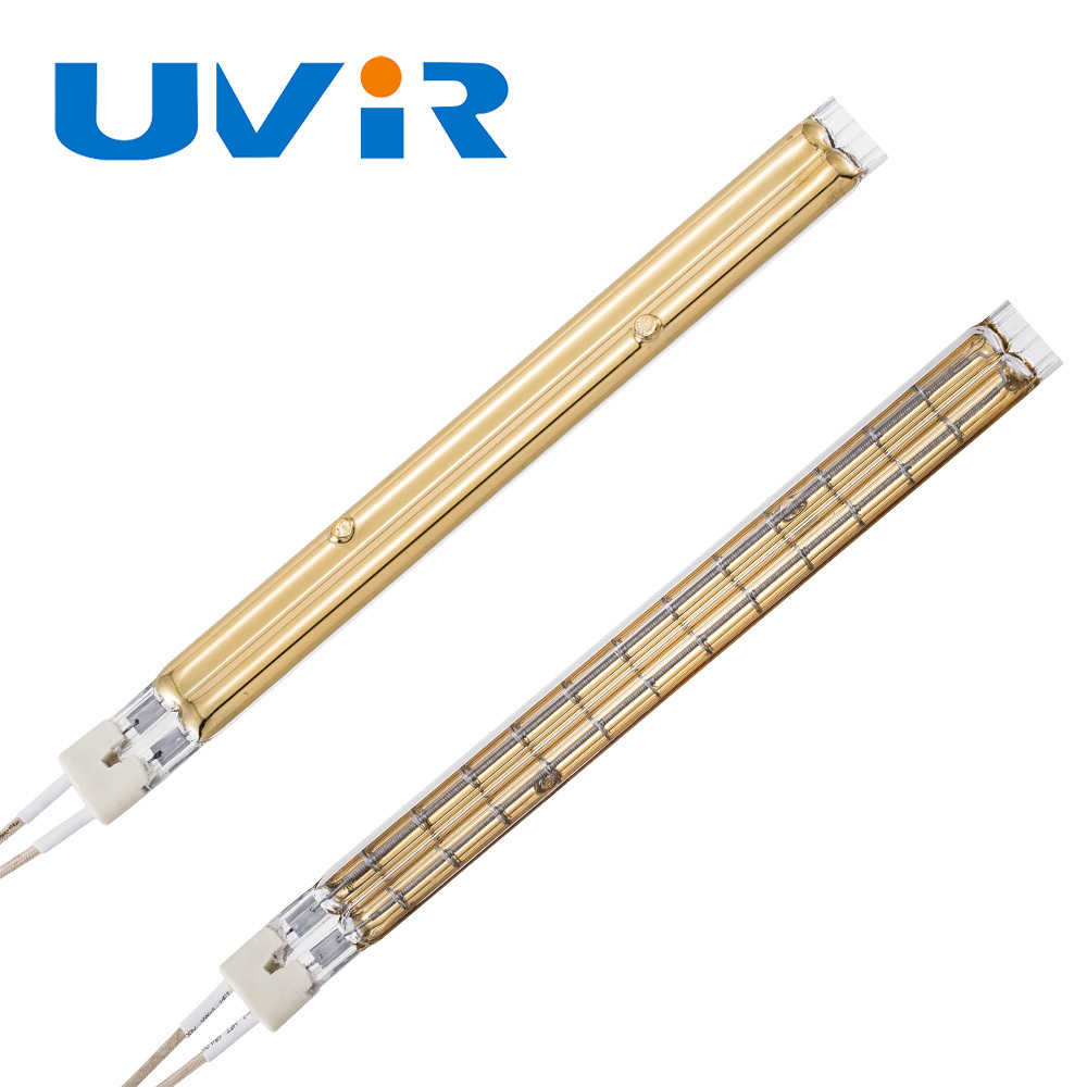 UVIR Twin Tube Short Wave IR Emitter Infrafrd Element heating halogen Lamp