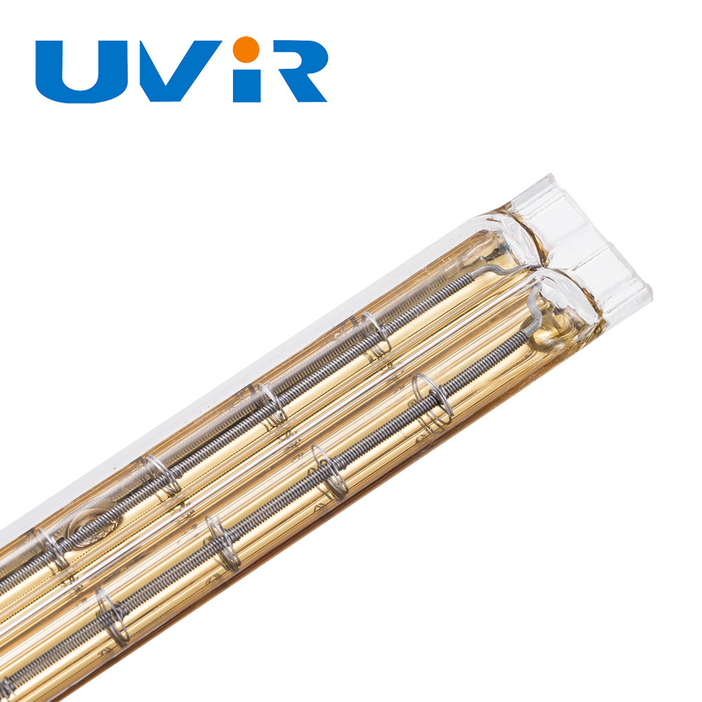 UVIR Twin Tube Short Wave IR Emitter Infrafrd Element heating halogen Lamp