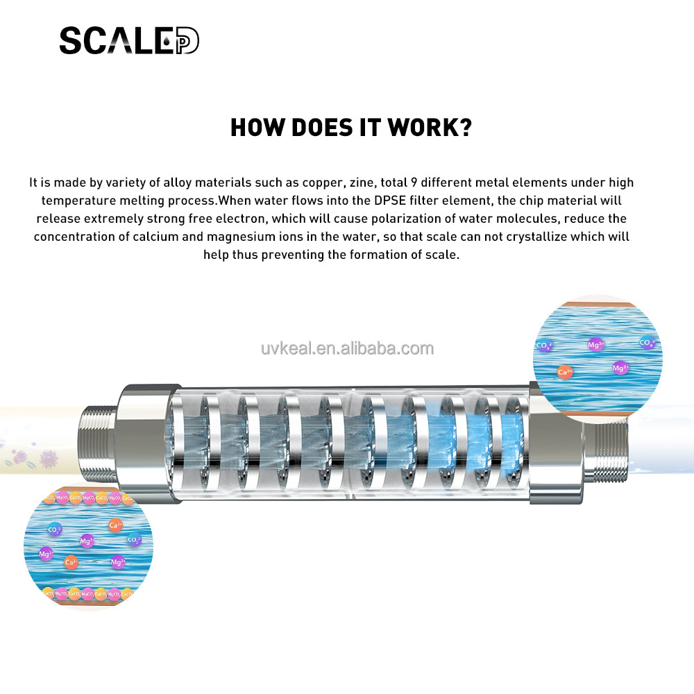 Commercial Dpse Water Filtrer Equipment, Physical Descaling Easy Maintenance, Water Automat Water Descaling Systems