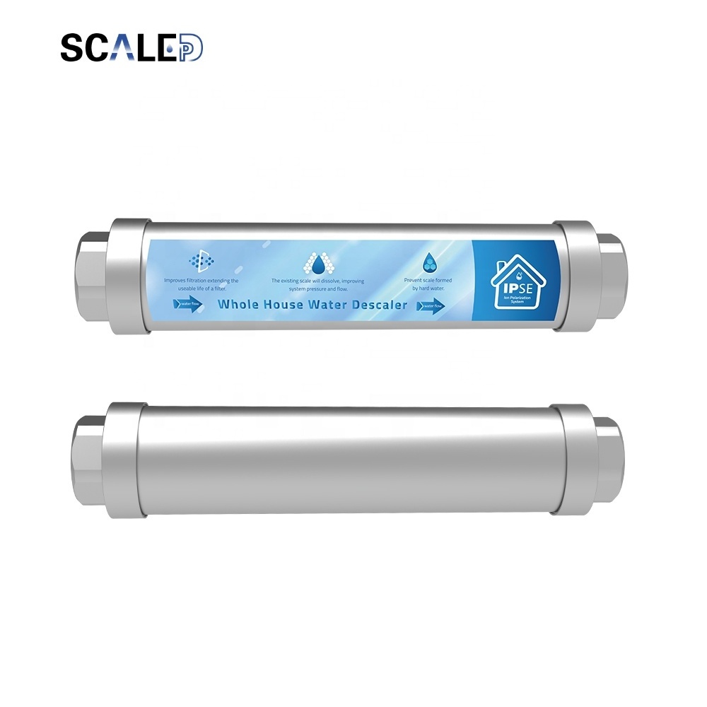 ScaleDp 3/4 Inch 1 Inch Port Hard Water Descaler Conditioner for Washing Machine and Water Heater Boiler Scale Remover Filter