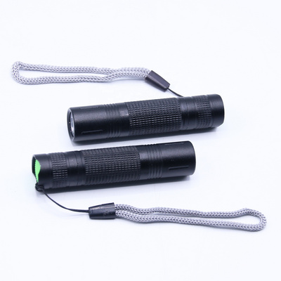 Black color Mini 365nm NDT Forensic UV Torch Ultraviolet led nail lamp Torchlight Flash Light led blacklight