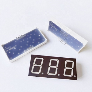 SMD seven segment display for showing  0.8 inch 7 segment led display 3 digit white