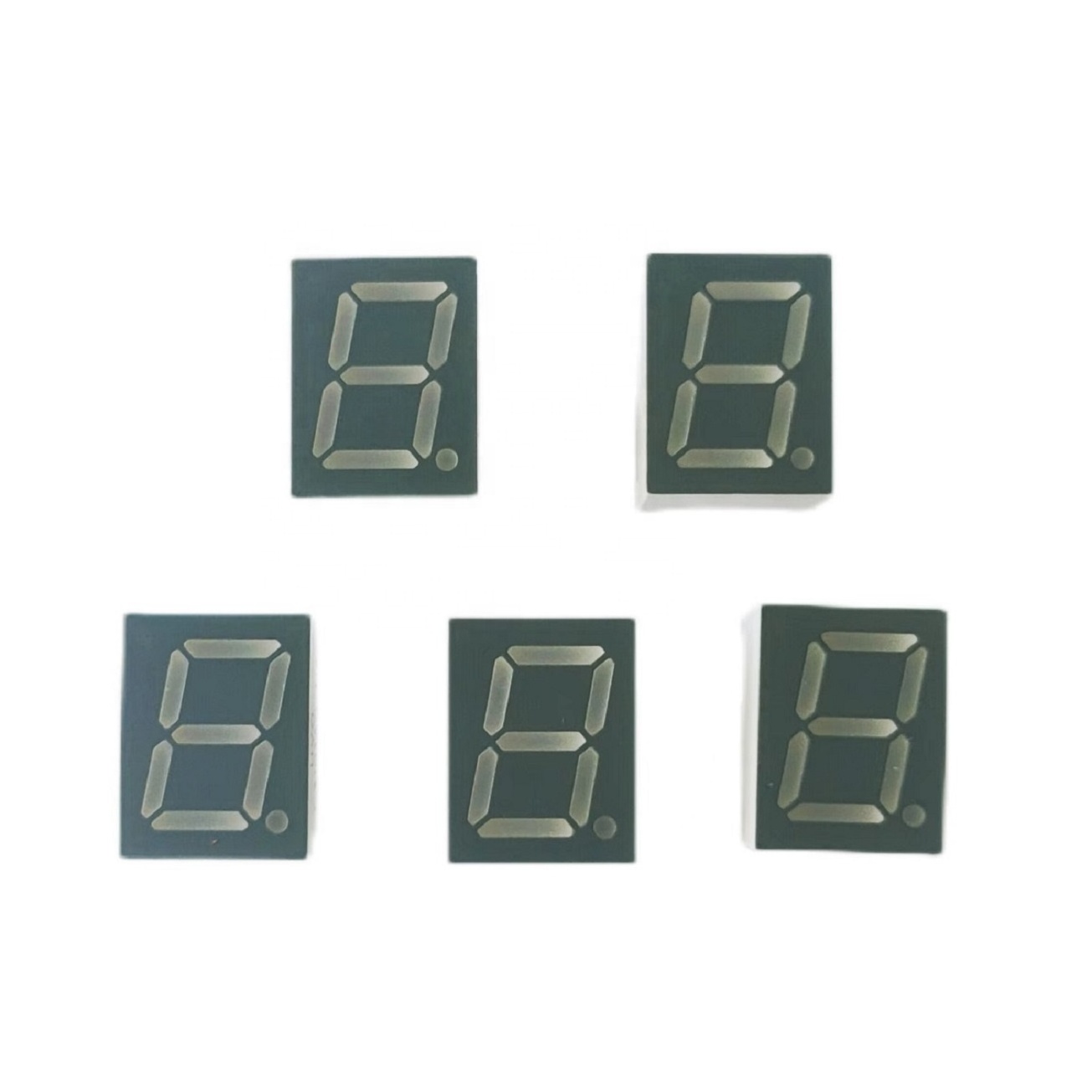 Manufacturer customization 0.39 inch 1 digit 7 segment green digital display for advertising