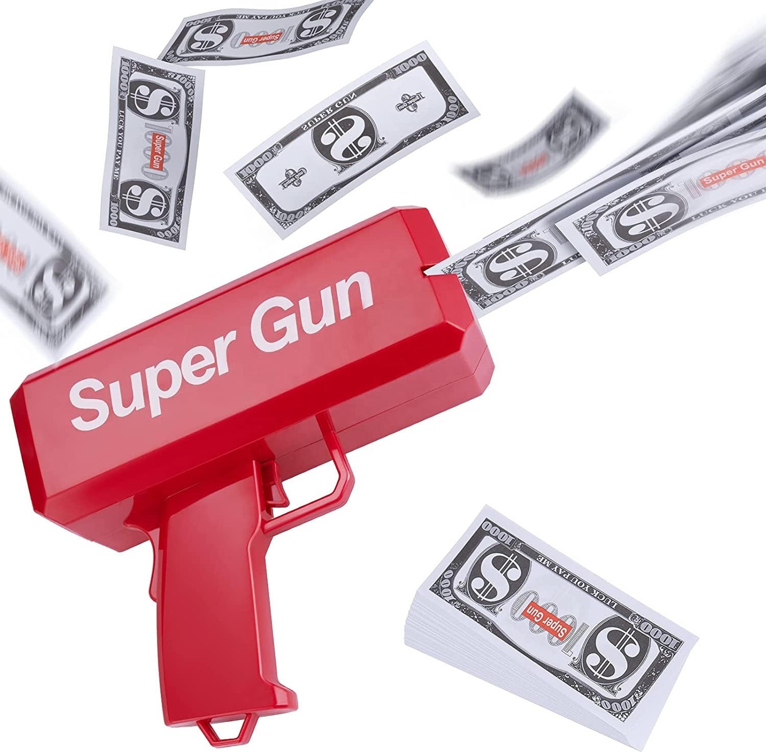 US Dollar Creative Money Shooting Machine Banknote Money Spray Gun Shooter Toy Gun Cash Fashion Money Gun Toys