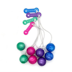 2023 Hot New LED Pro Clacker Balls On A String Decompression Toys Shake Bump Clackers Balls Wholesale