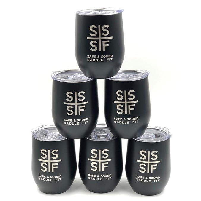 Custom Laser Logo Eggshell Shape 12oz Stainless Steel Wine Tumbler