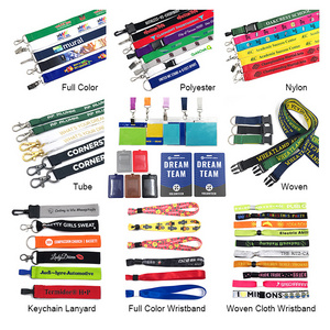 Personalized Silkscreen Printed Neck Lanyard Cheap Polyester Lanyard Custom Lanyards No Minimum Order