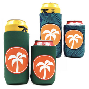 2024 custom logo Neoprene slim Beer holder Can stubby holder Cooler koozy drink coozies sublimation can cooler