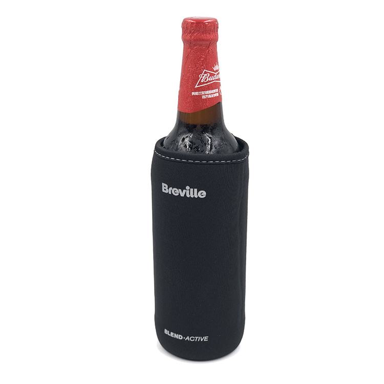 Cutome Made Fast Delivery 3mm 4mm Neoprene & Foam Neoprene Ice Drink Can Bear Beverage Wine Bottle Cooler Promotional Business G