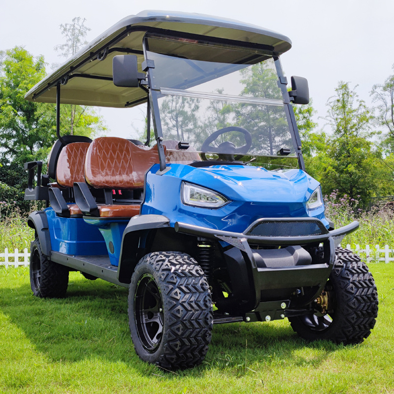 uwant 4 Person 72v electric lifted golf cart off road buggy with lithium battery electric golf carts golf electric cart