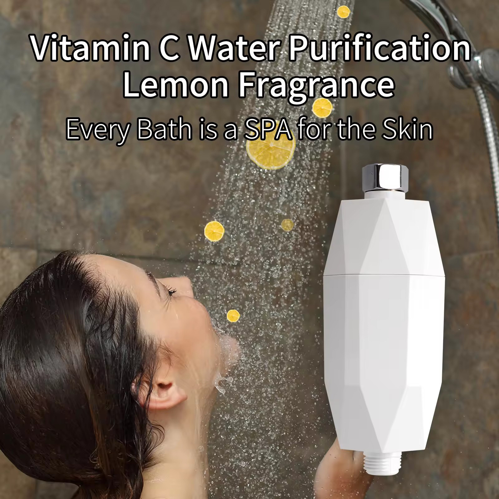 popular with water filter portable vc aroma beads including water purifier home use unique design shower filter