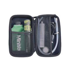 Hot outdoor gear/survival gear with pump water filter