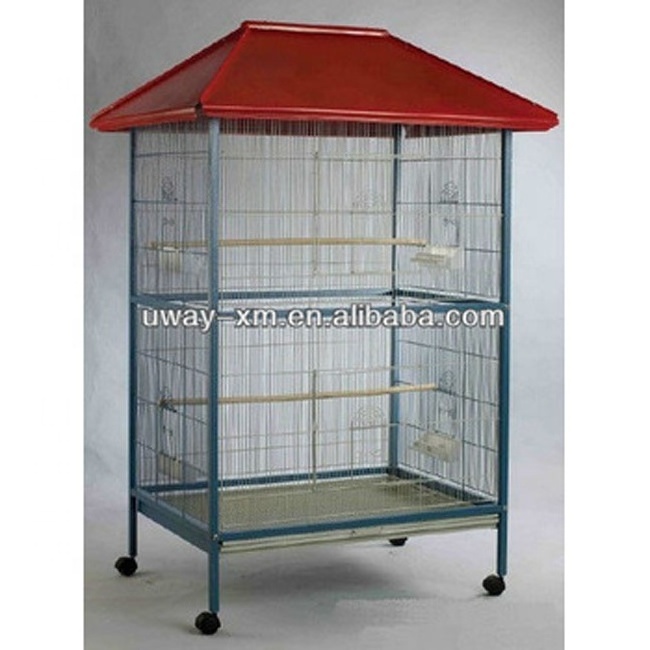 Cheap price movable steel wire bird cage decorative bird cage bird breeding cage