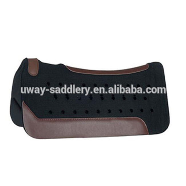 Shock absorbing western horse saddle pads